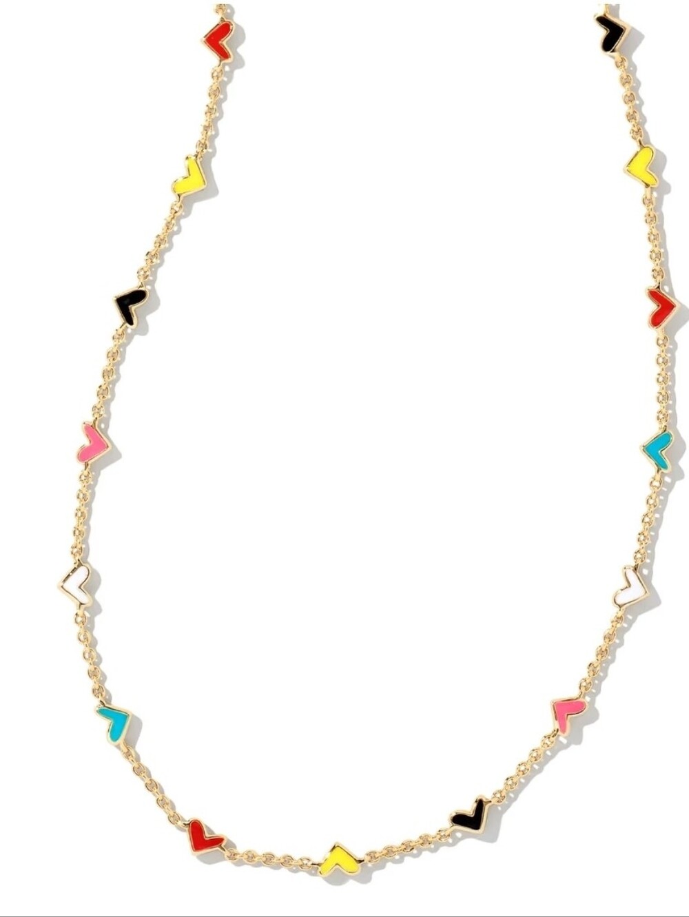 Kendra Scott Haven Heart Gold Strand Necklace